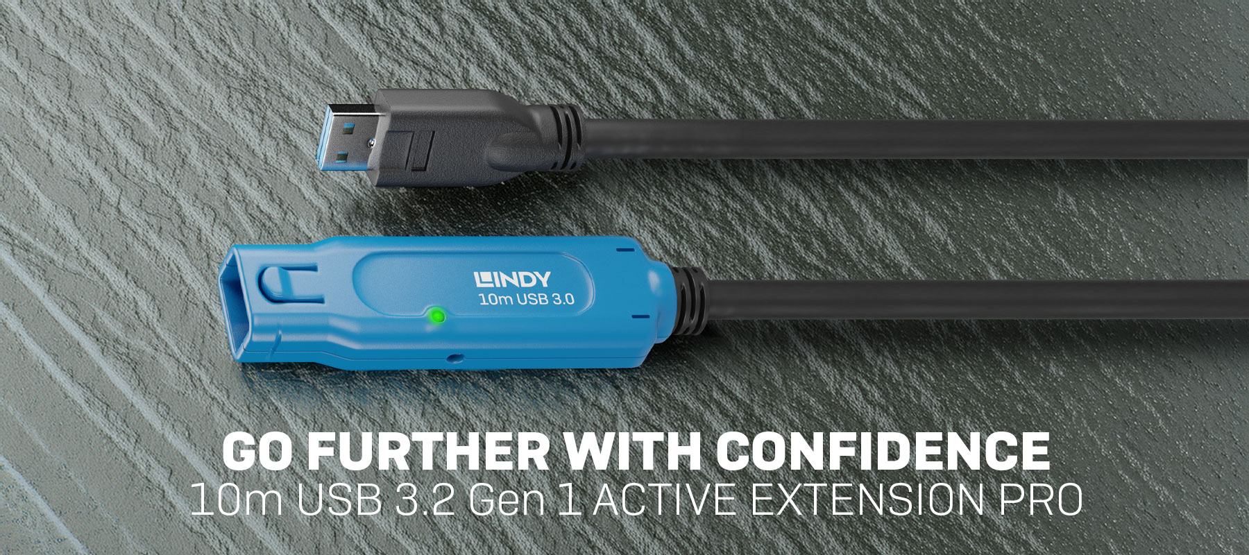 Lindy 10m USB 3.2 Gen 1 Active Extension Pro Cable