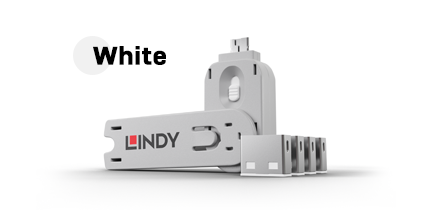 USB-A-PB Port Blocker &ndash; White