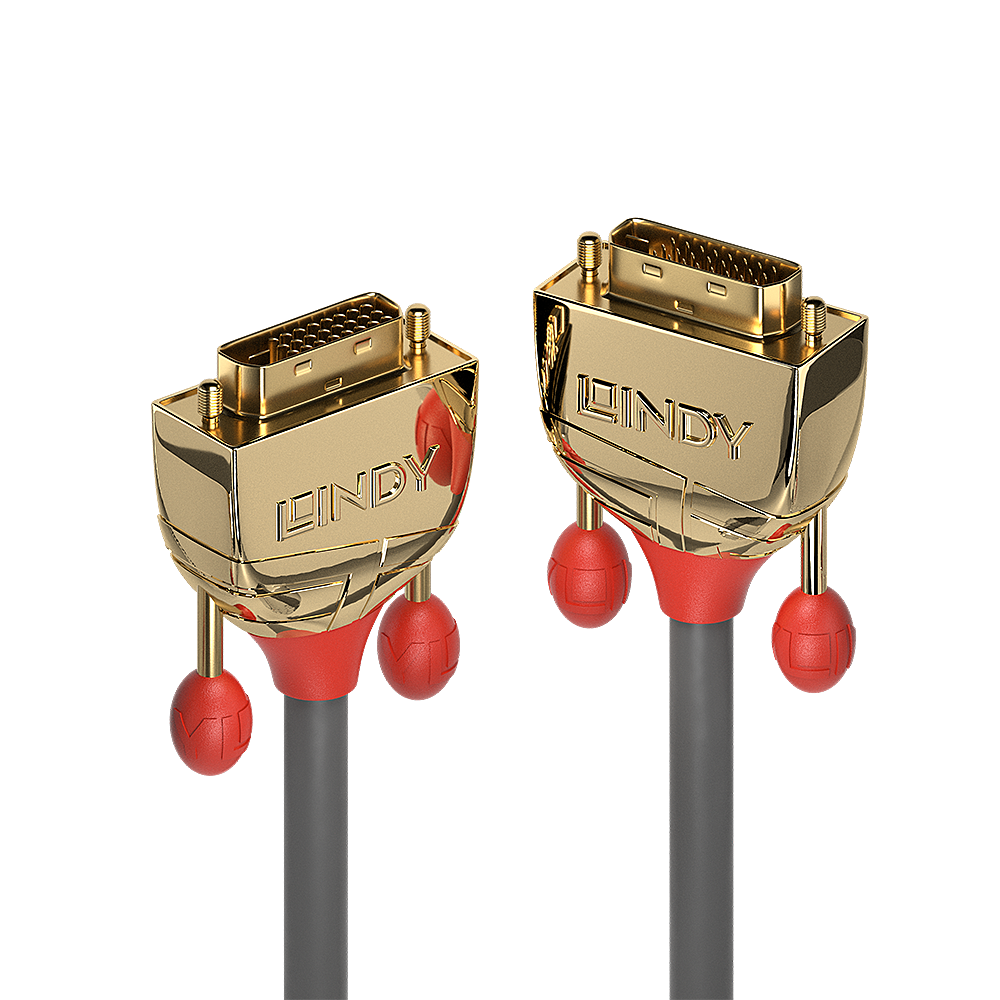 Câble DVI-D Dual Link, Gold Line, 1m DVI-D Dual Link mâle/mâle