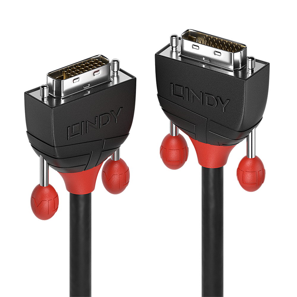 Câble DVI-D Dual Link, Black Line, 5m DVI-D Dual Link mâle/mâle
