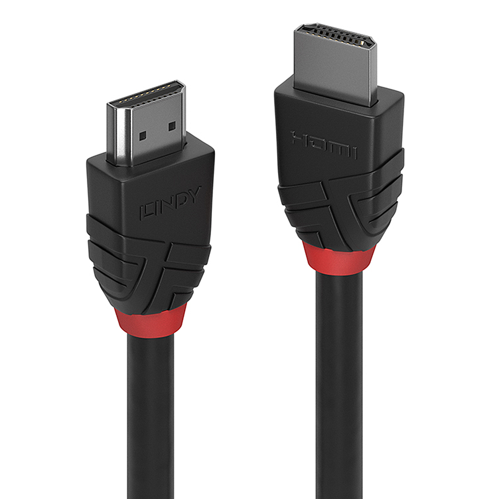 Câble HDMI High Speed, Black Line, 1m HDMI mâle/mâle