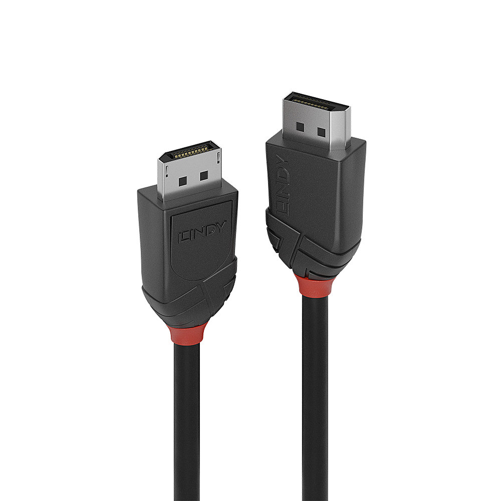 Câble DisplayPort 1.2, Black Line, 1.5m DP mâle/mâle