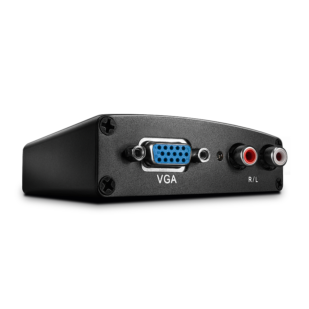 Convertisseur VGA & audio vers HDMI Convertit et combine les signaux moniteu