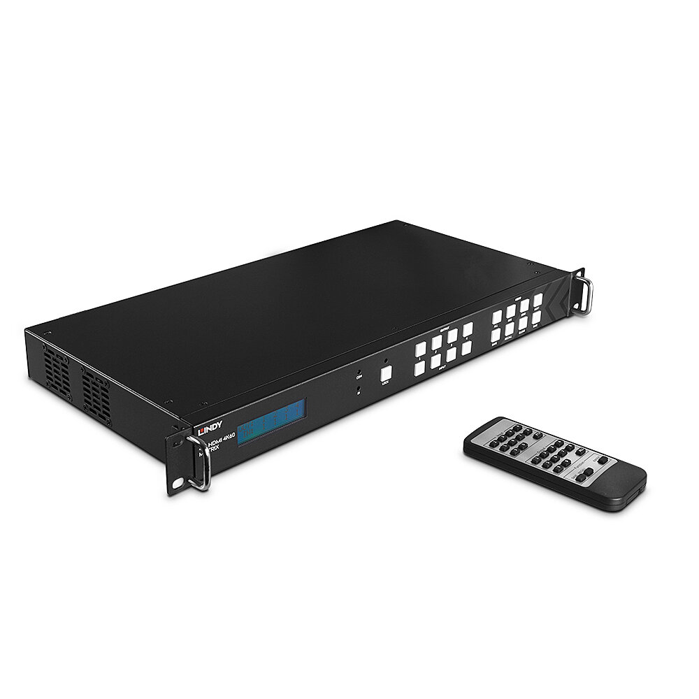 Matrice 4x4 HDMI 4K60 avec Video Wall Scaling Matrice 4x4 HDMI 4K60 avec Video Wall Scaling
