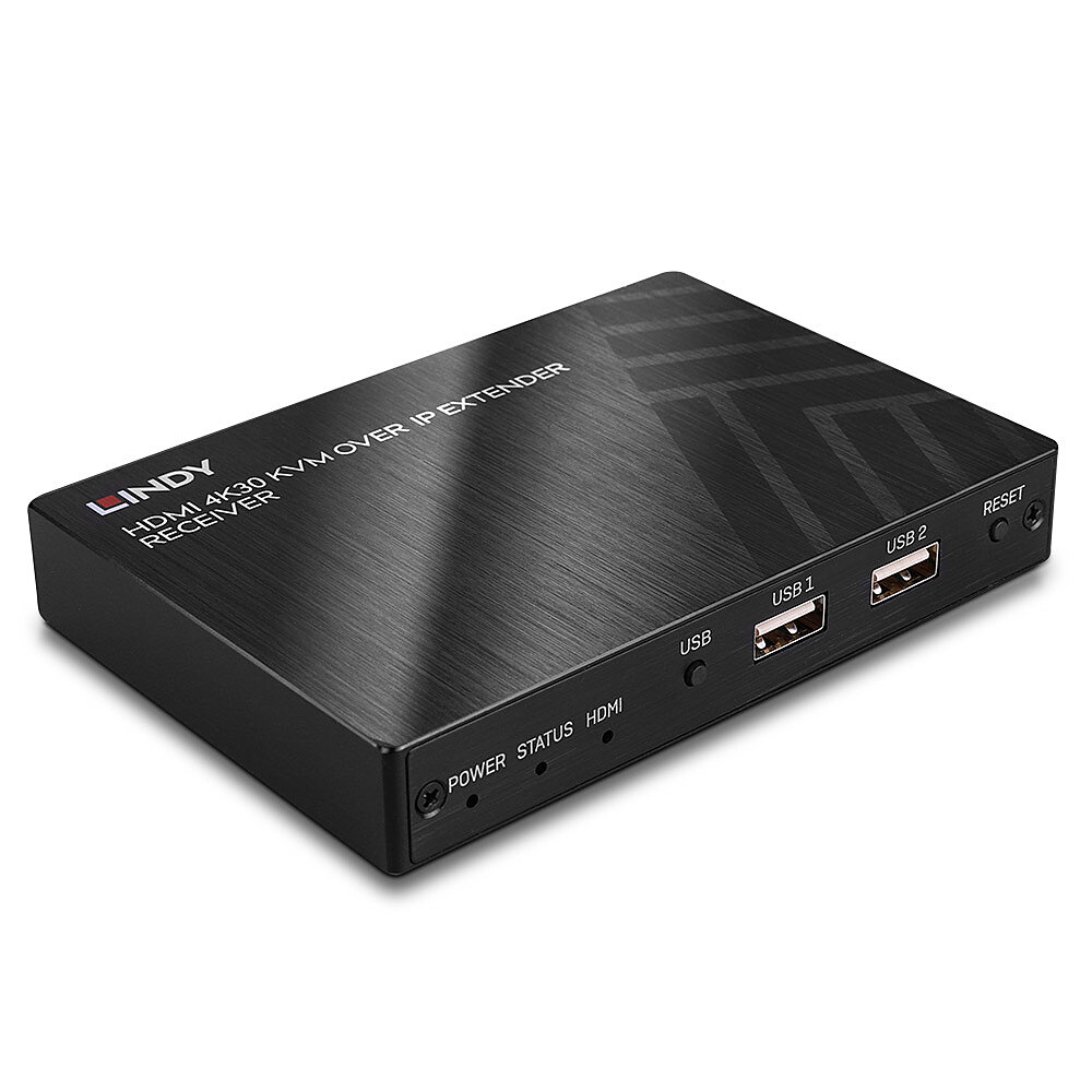Extender KVM sur IP - Récepteur Transmet les signaux HDMI 4K30, USB HID