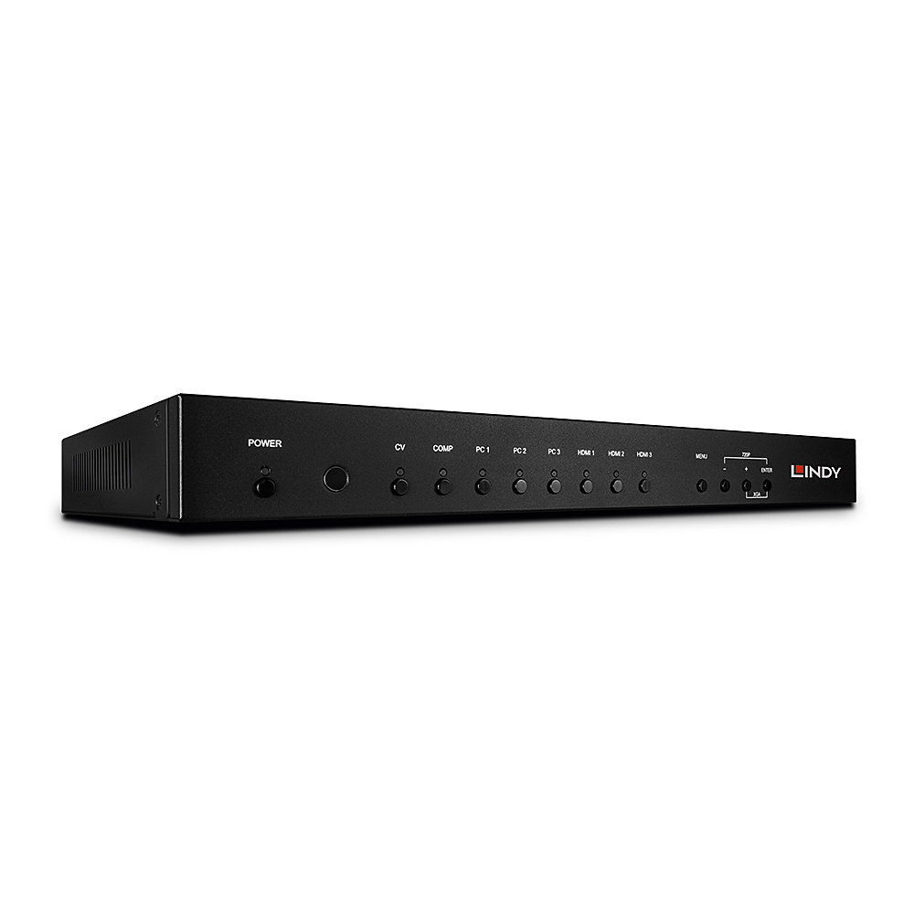 Switch & Splitter multi AV vers HDMI & VGA, 8 ports