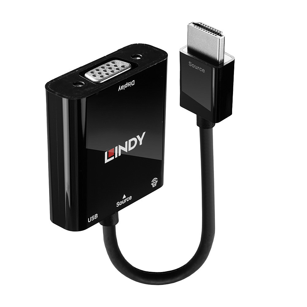 Convertisseur HDMI vers VGA & Audio Connecte une source HDMI à un affichage