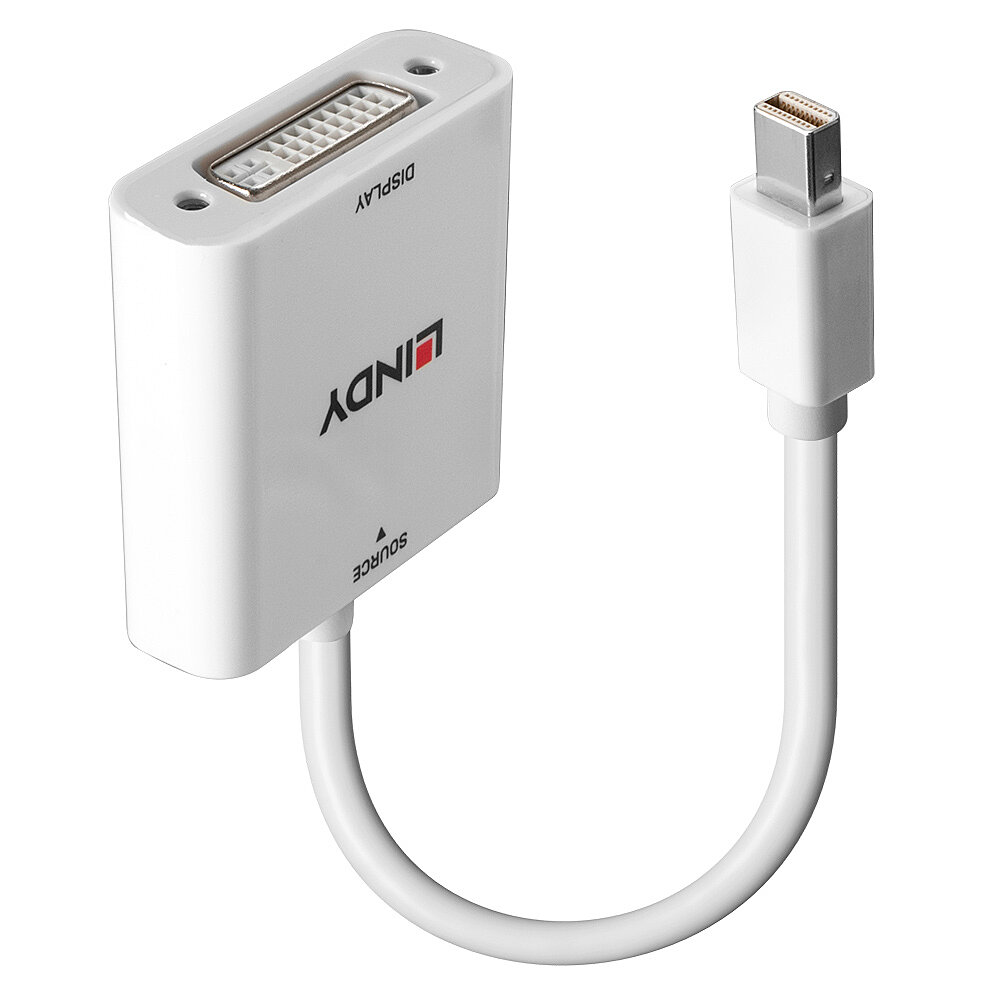 Convertisseur Mini DisplayPort vers DVI Connecte une source Mini DisplayPort à u
