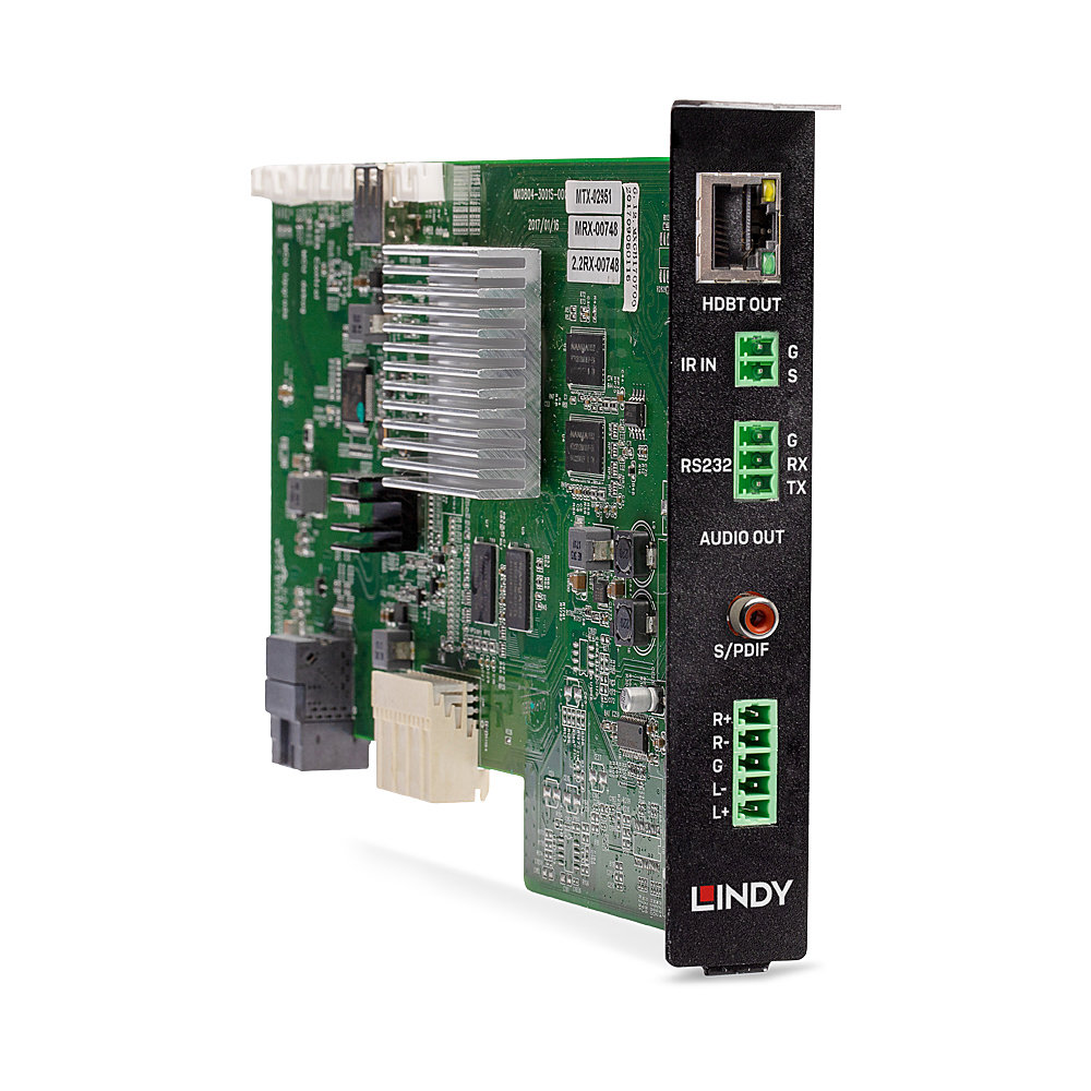 Carte de sortie un port HDBaseT Carte de sortie HDBaseT à utiliser avec