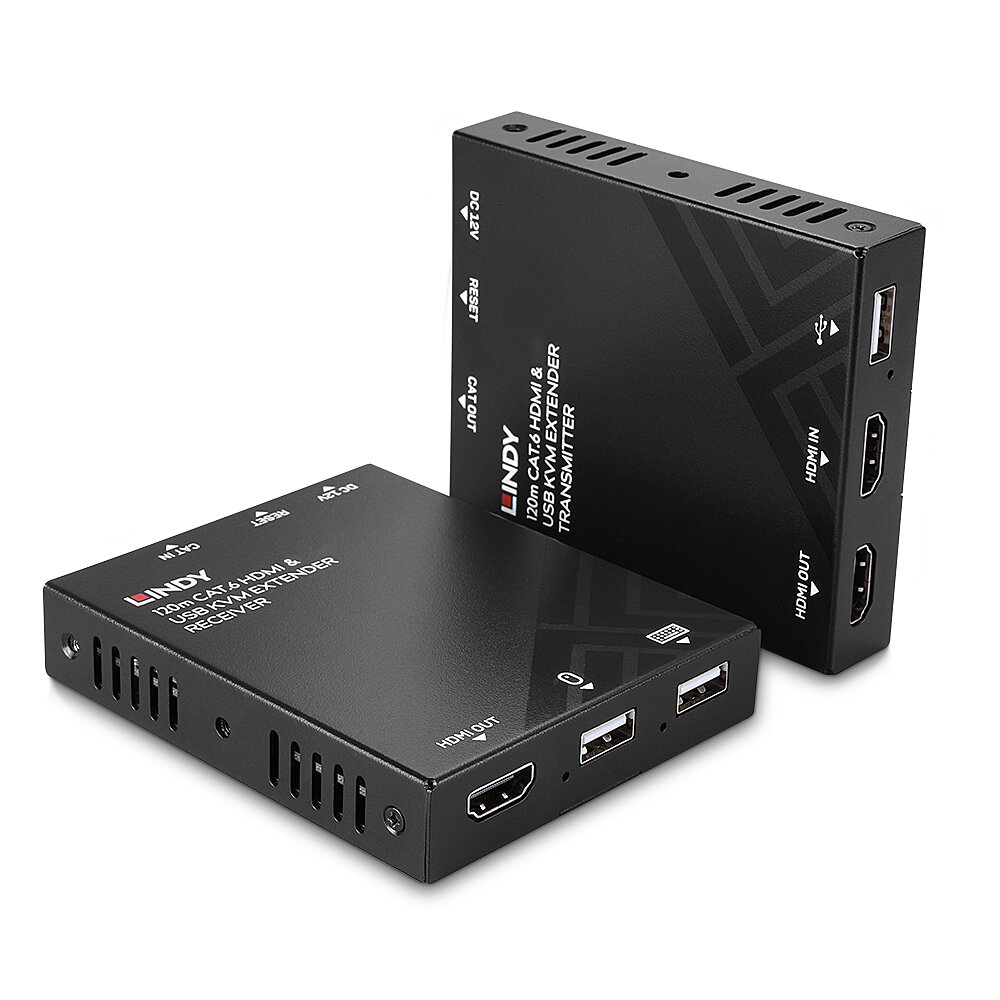 Extender KVM Cat.6 HDMI & USB, 120m