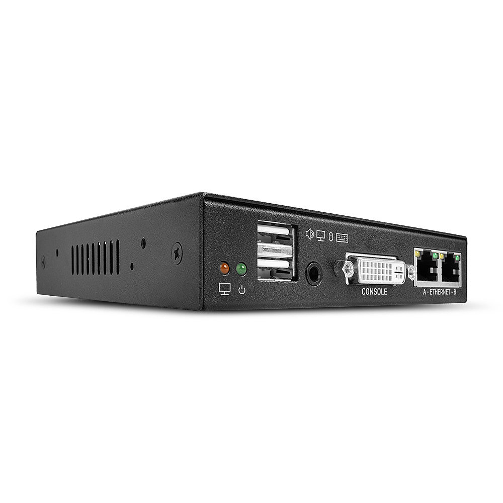 Accès IP KVM via IP DVI-I, USB & PS/2 Contrôle d'un PC ou switch KVM à partir