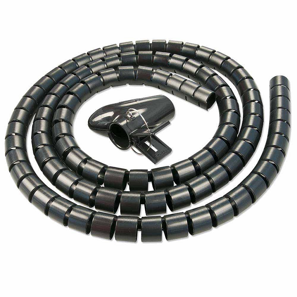 Gaine spirale range-câble, 5m Gaine spirale flexible avec outil de mis