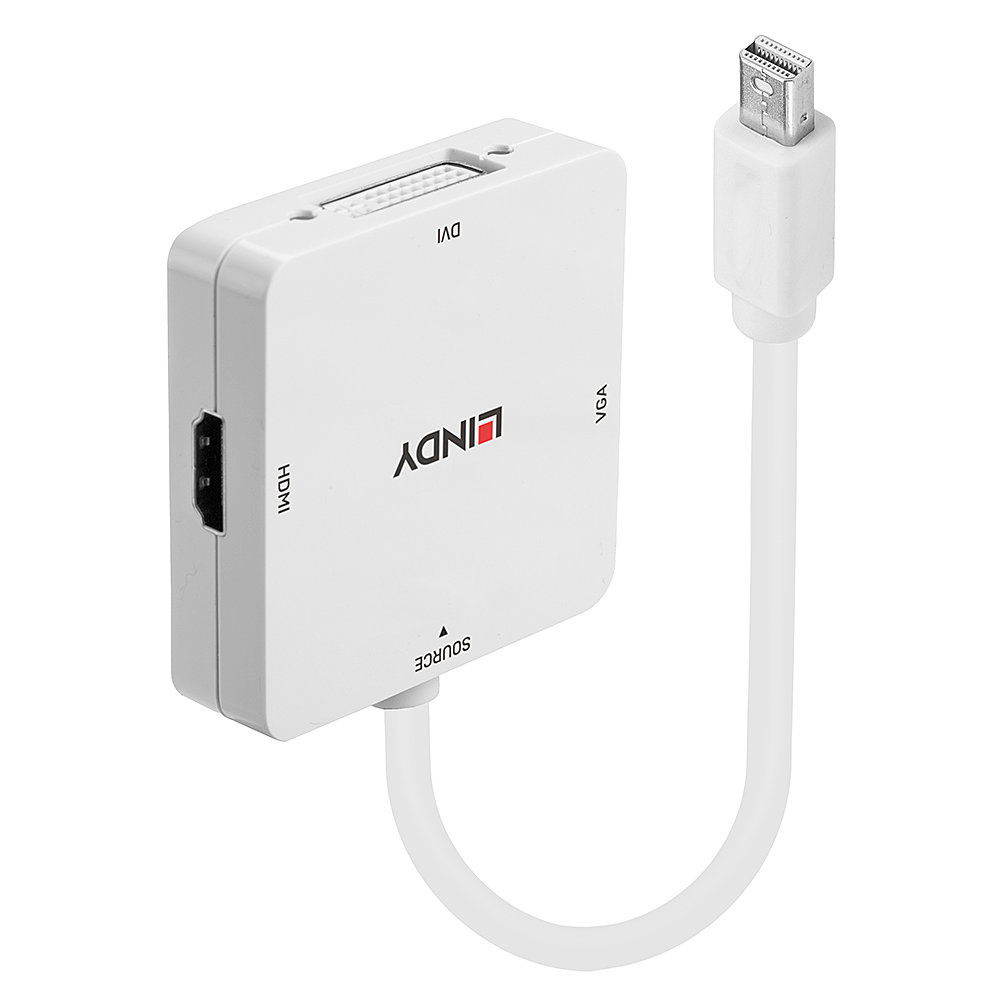 Convertisseur Mini DisplayPort vers HDMI, DVI & VGA