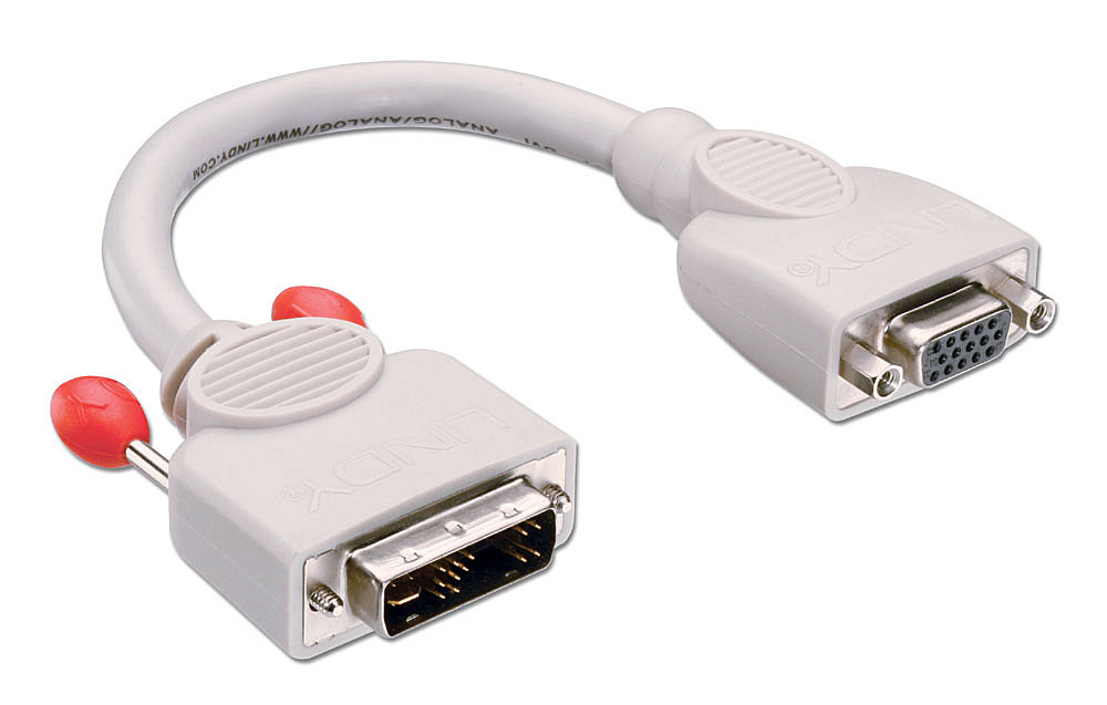 Câble moniteur DVI-A mâle à HD-15 femelle 20cm