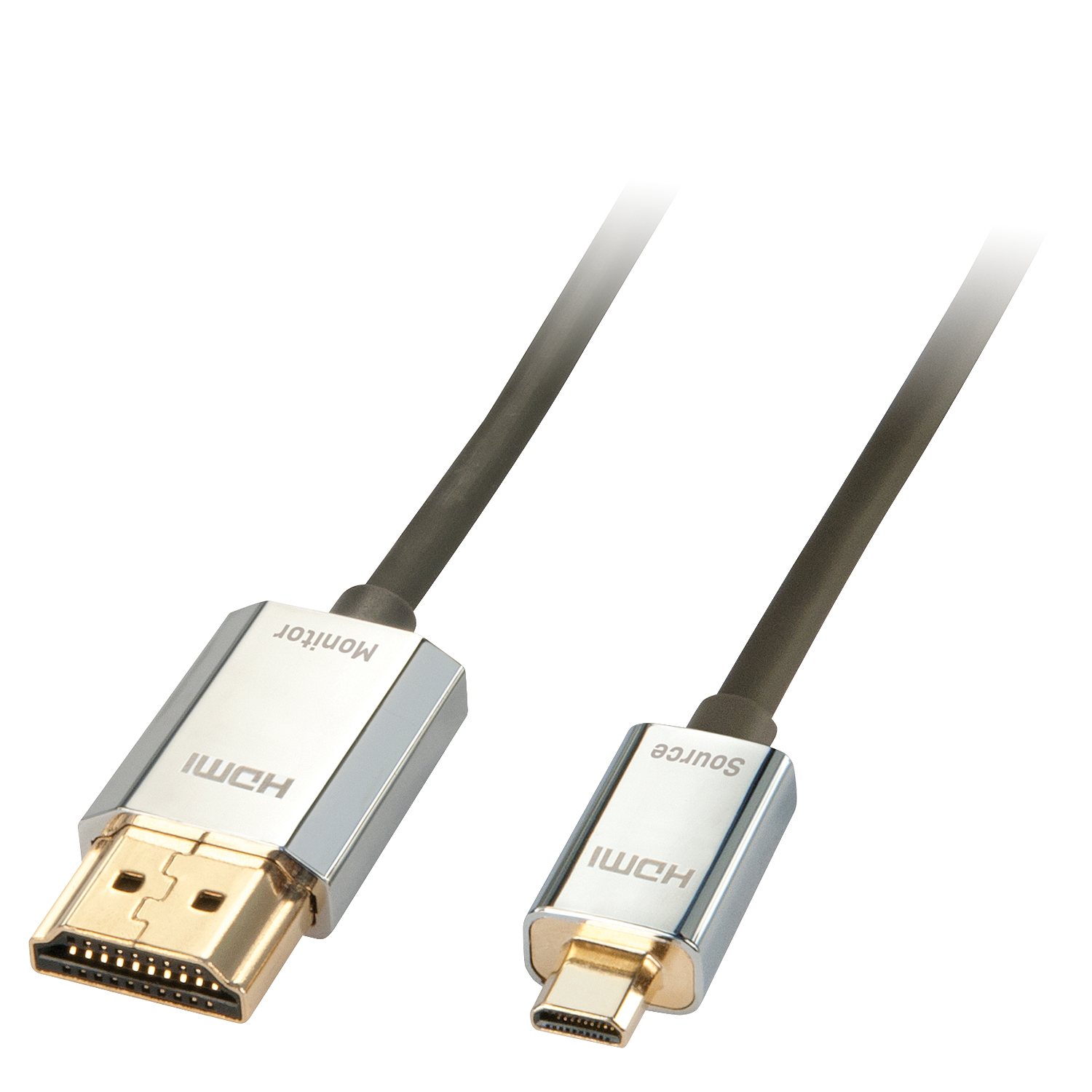 Câble HDMI High Speed CROMO Slim A/D, 3m Câble HDMI avec Ethernet