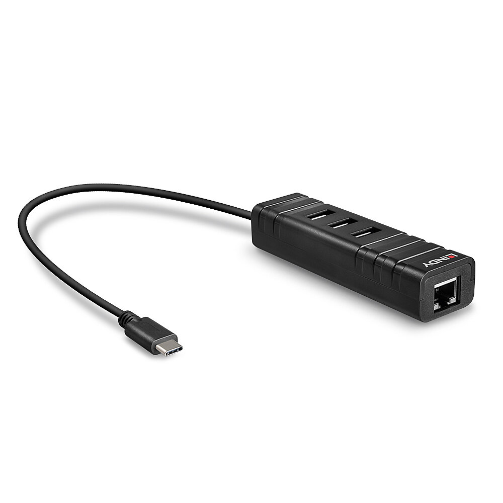 Convertisseur Hub USB 3.1 type C & Ethernet Gigabit