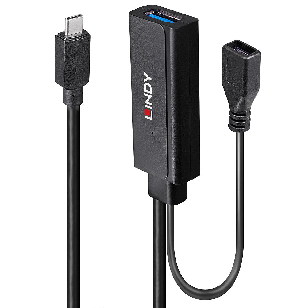 Rallonge active USB 3.2 Gen 1 C/A, 3m Extension de 3m en USB 3.2 à partir d'un
