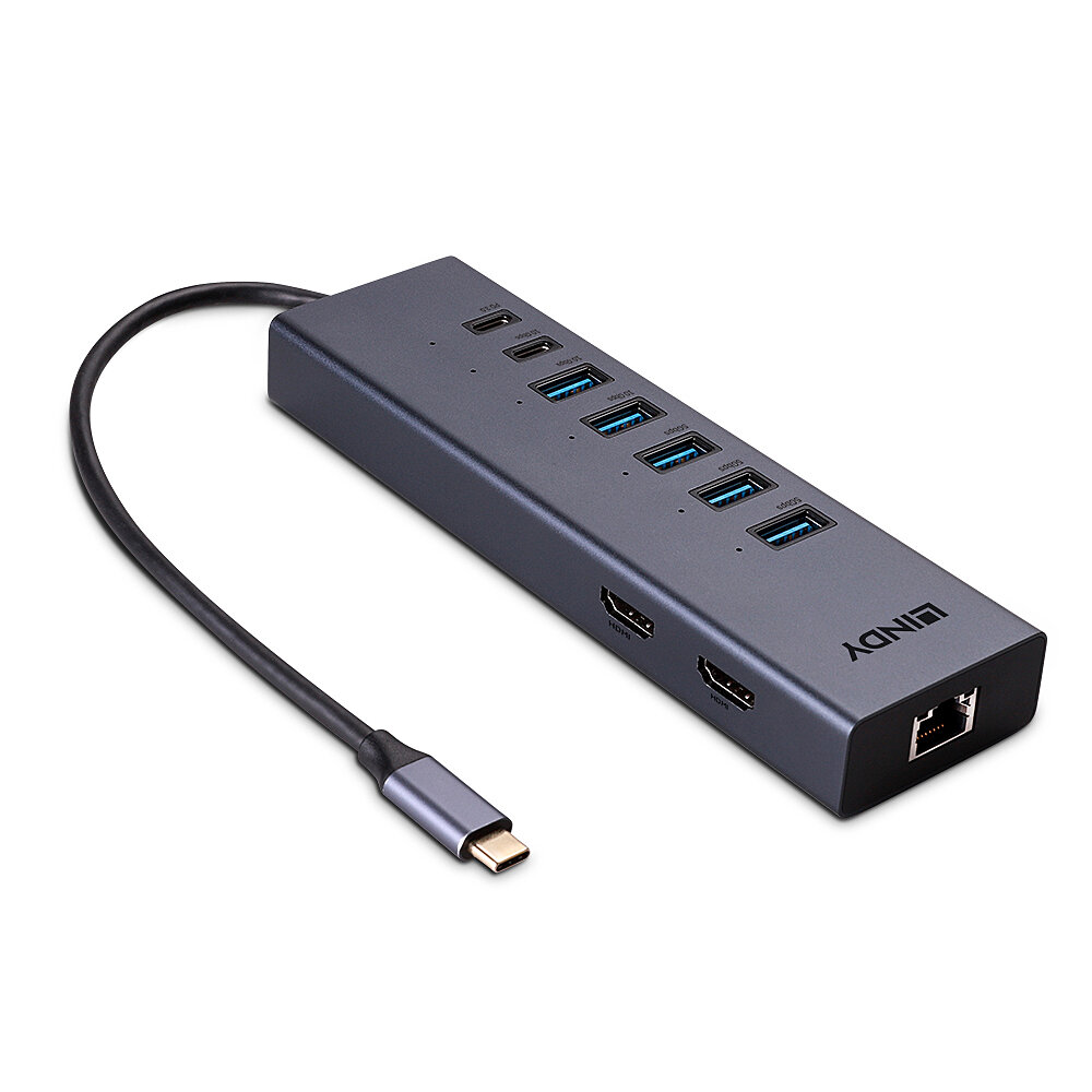 DST-Mini Duo, Mini Docking Station USB-C, 2x4K HDMI DST-Mini Duo, Mini Docking Station USB-C, 2x4K HDMI