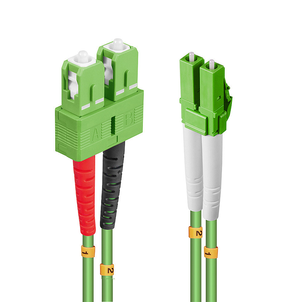 Fibre Optique LC/SC OM5 10m LC mâle vers SC mâle