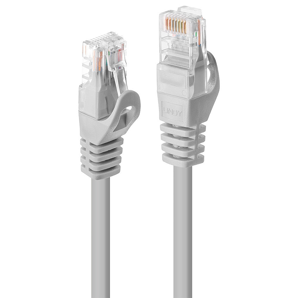 Câble réseau Gris Cat.5e U/UTP, 80m RJ45, M/M, 100MHz, cuivre
