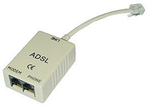 Filtre ADSL, 3 prises RJ11 Version internationale